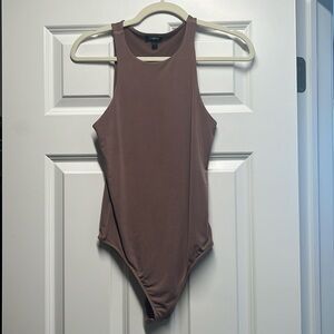 Size Small Express Bodysuit in Mauve-ish color